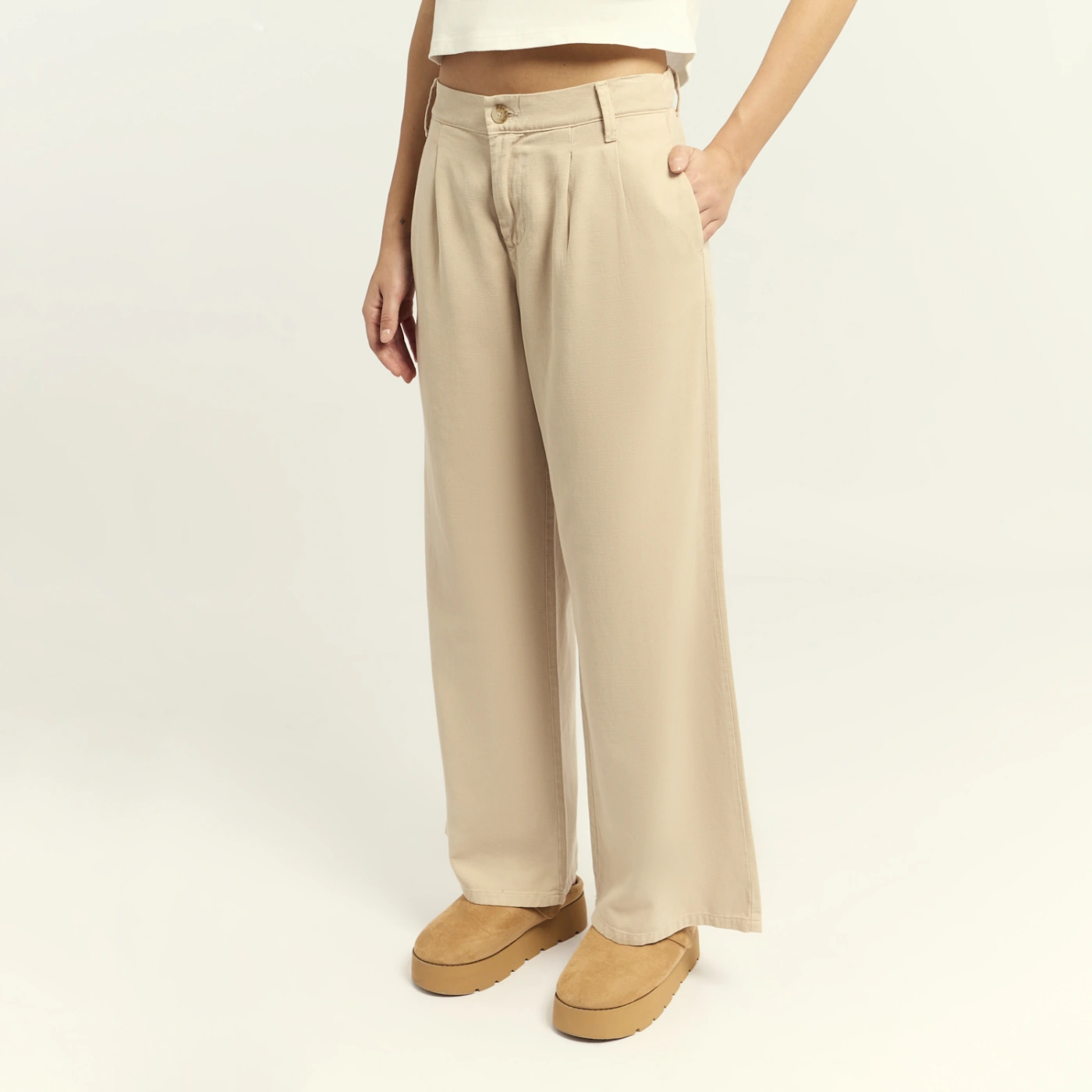 PANTALÓN WIDE LEG MUJER EXIT JENEL - 3