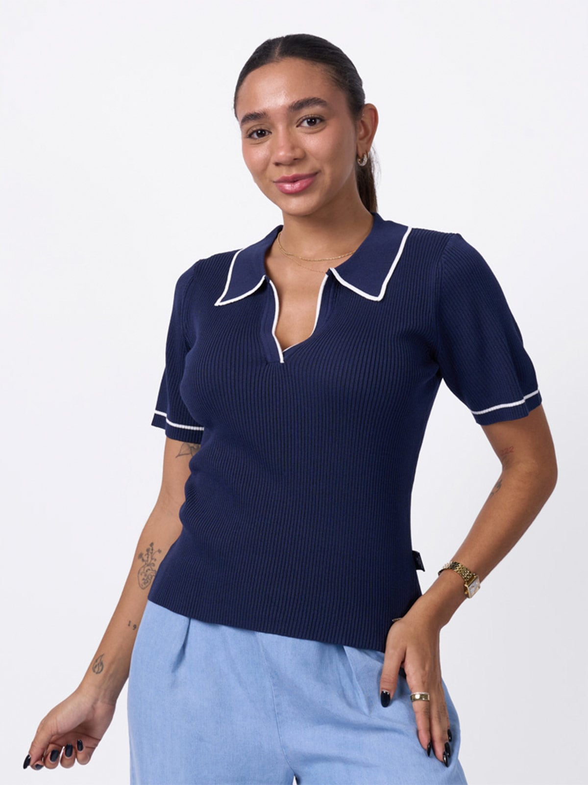 POLO MANGA CORTA MUJER BRONCO - 1