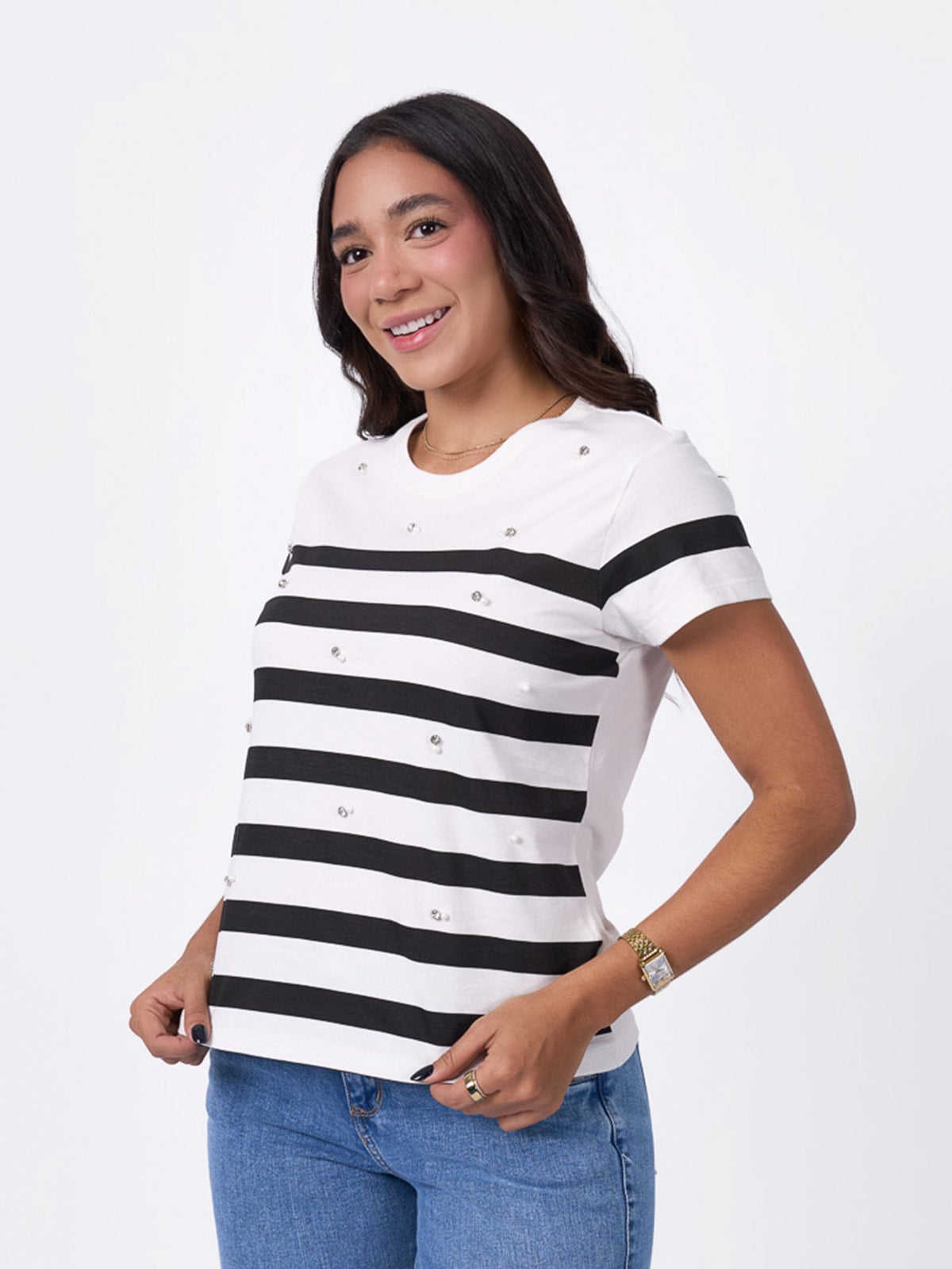 POLO MANGA CORTA ALGODÓN MUJER BRONCO - 1