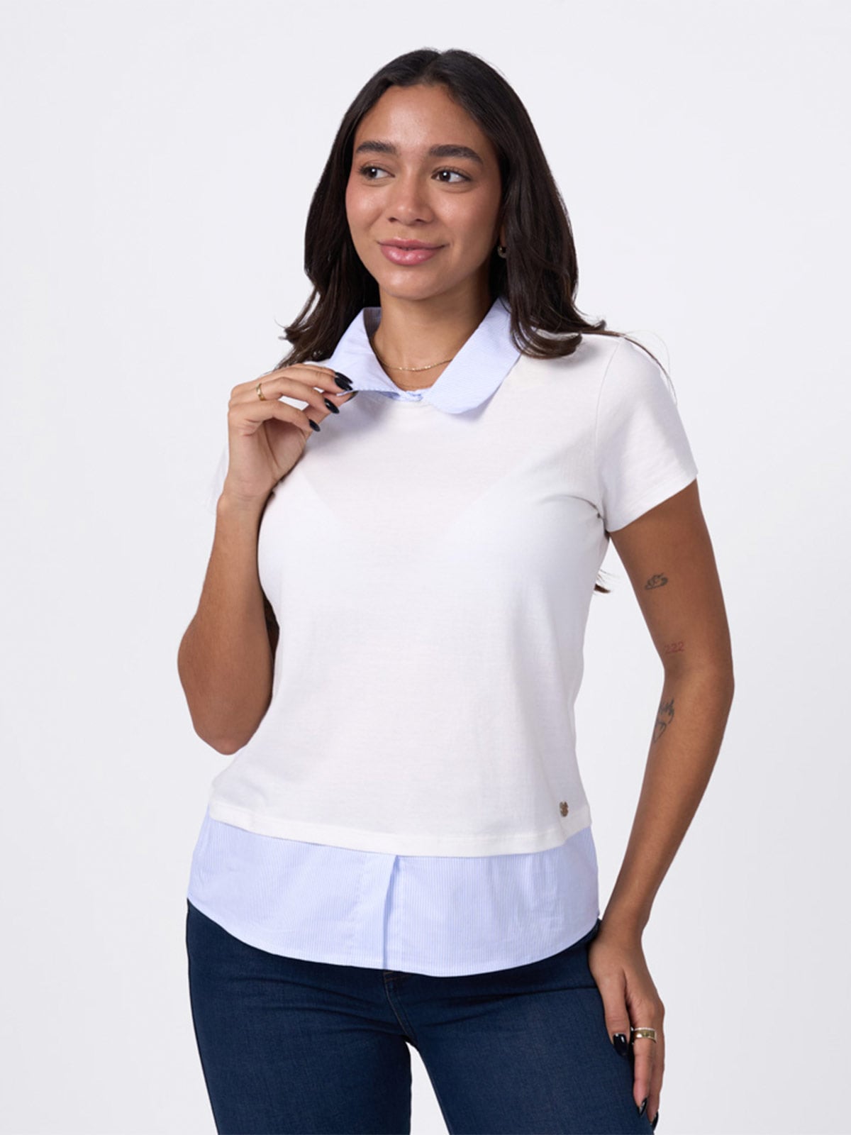 POLO MANGA CORTA ALGODÓN MUJER BRONCO - 1