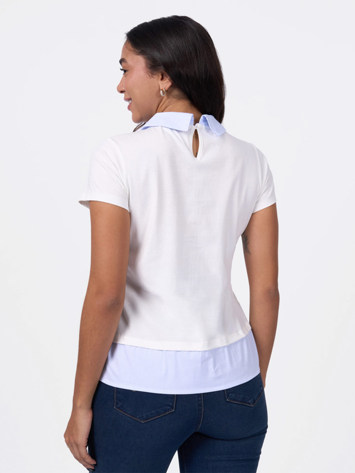 POLO MANGA CORTA ALGODÓN MUJER BRONCO - 2