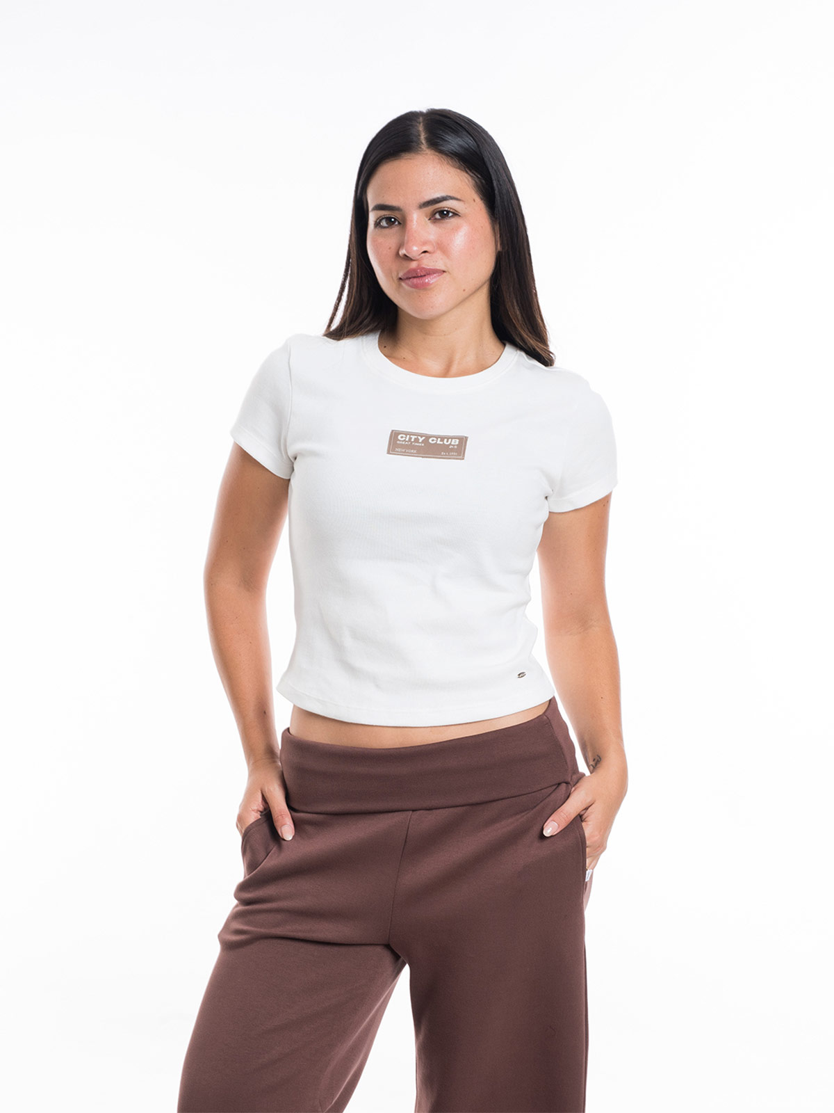 POLO ALGODÓN MANGA CORTA MUJER METAL JEANS MARA - 2