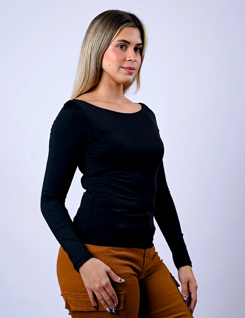 POLO MANGA LARGA MUJER BLACKOUT WINNIE - 3