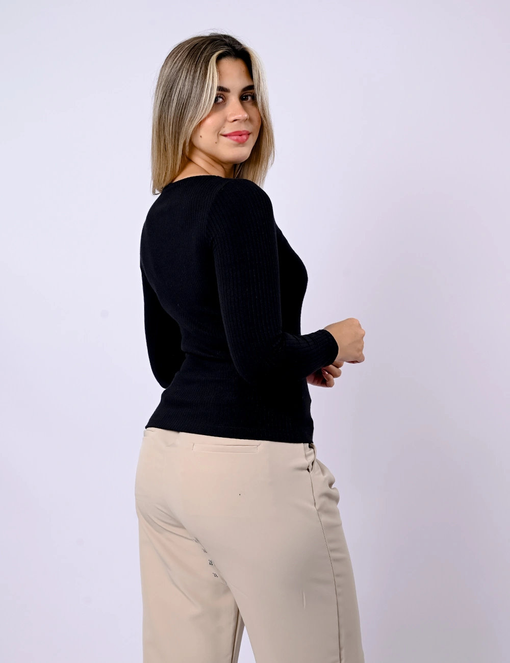POLO MANGA LARGA MUJER BLACKOUT ANNIE - 3