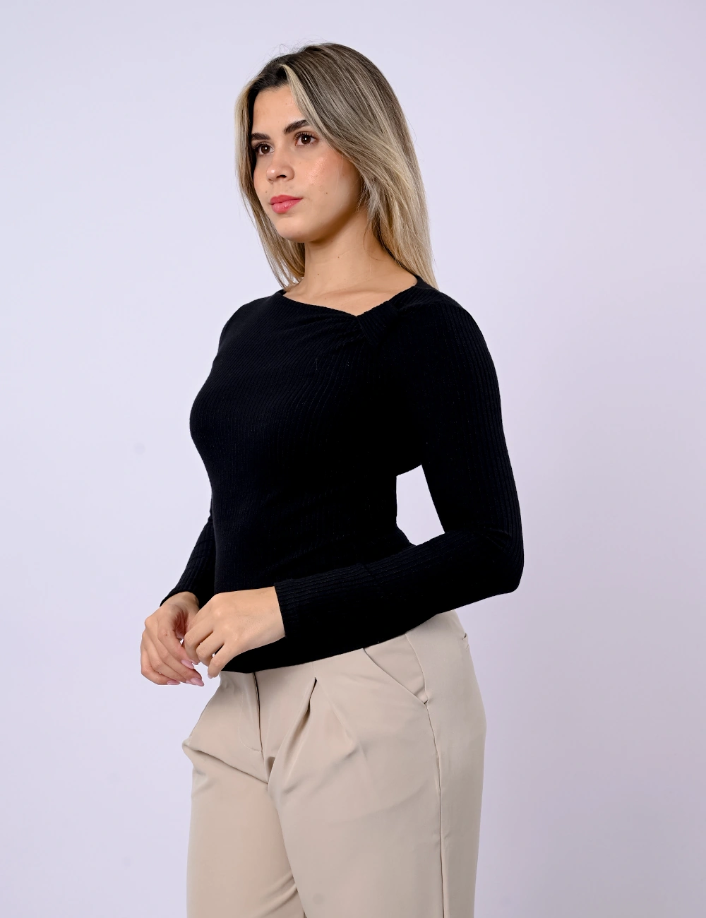 POLO MANGA LARGA MUJER BLACKOUT ANNIE - 2