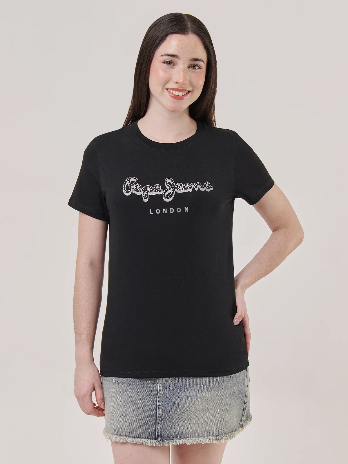POLO MANGA CORTA ALGODÓN MUJER PEPE JEANS - 1