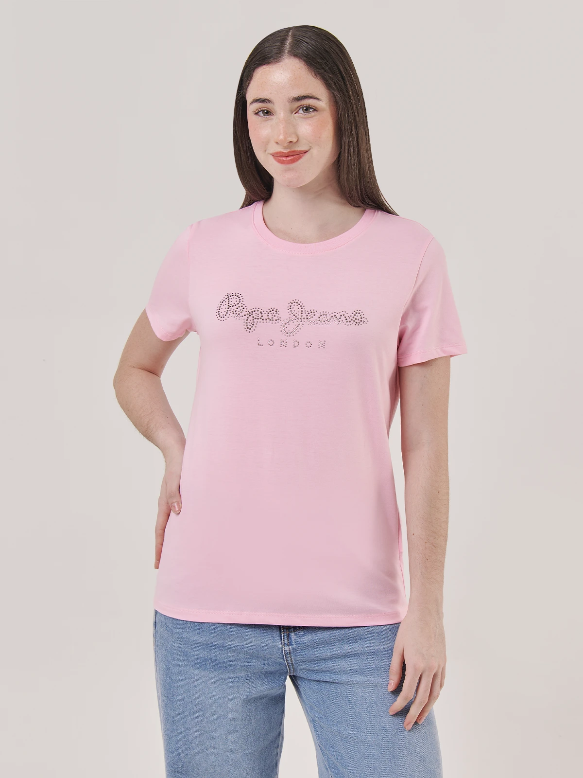 POLO MANGA CORTA ALGODÓN MUJER PEPE JEANS - 1