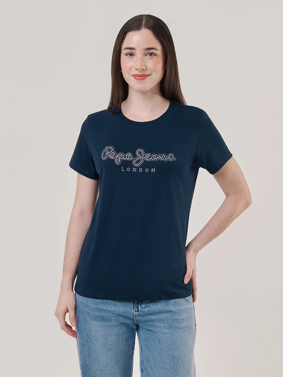 POLO MANGA CORTA ALGODÓN MUJER PEPE JEANS - 1