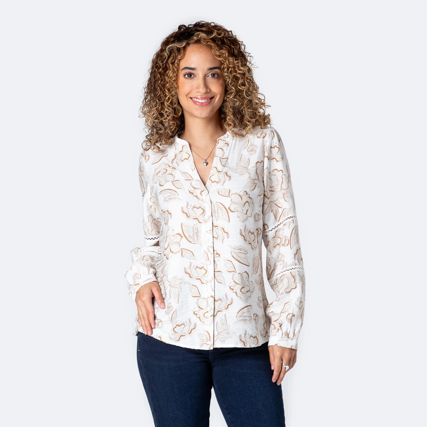 BLUSA POPELINA MUJER PIONIER - 1