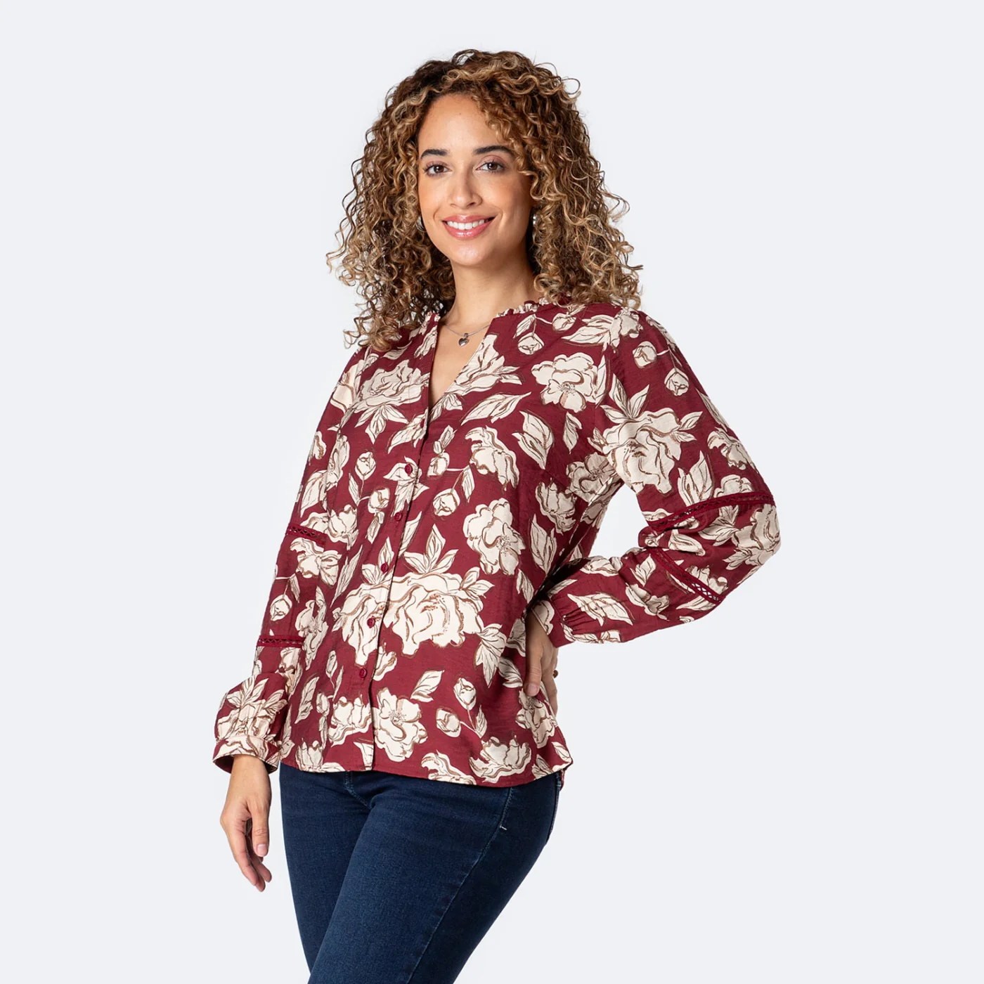 BLUSA POPELINA MUJER PIONIER - 1