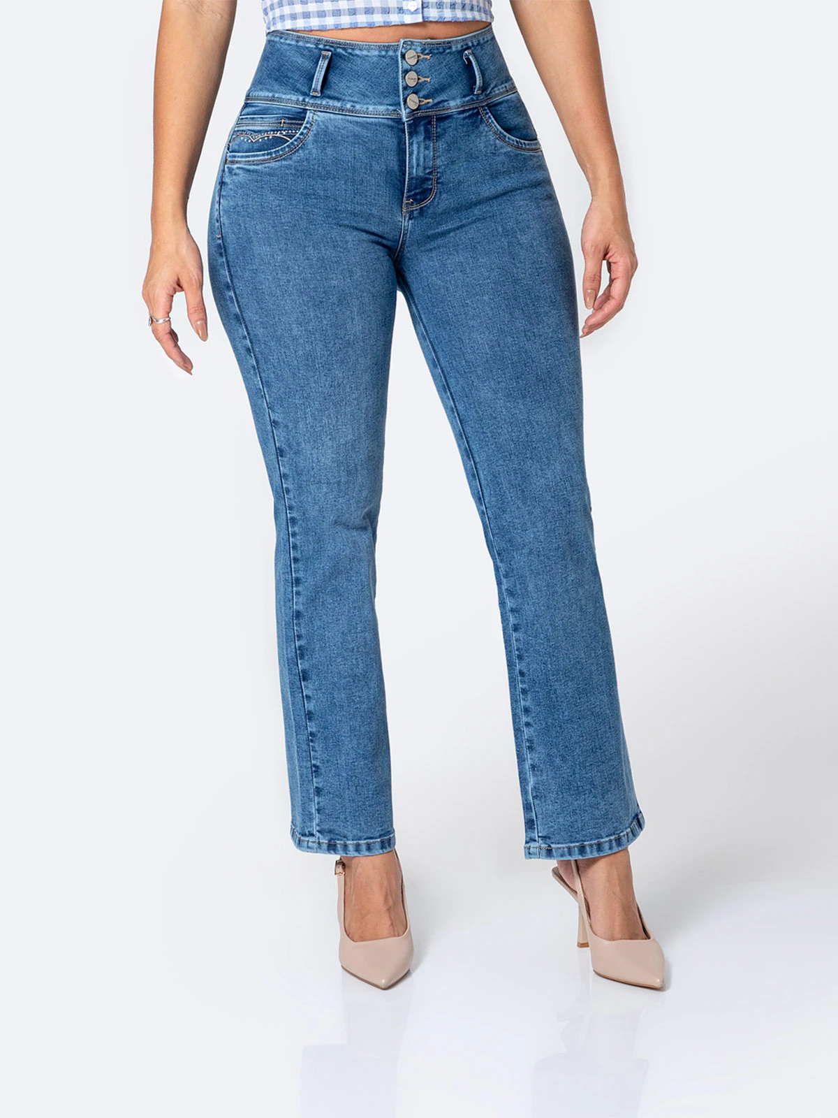 JEANS RECTO MUJER PIONIER - 2