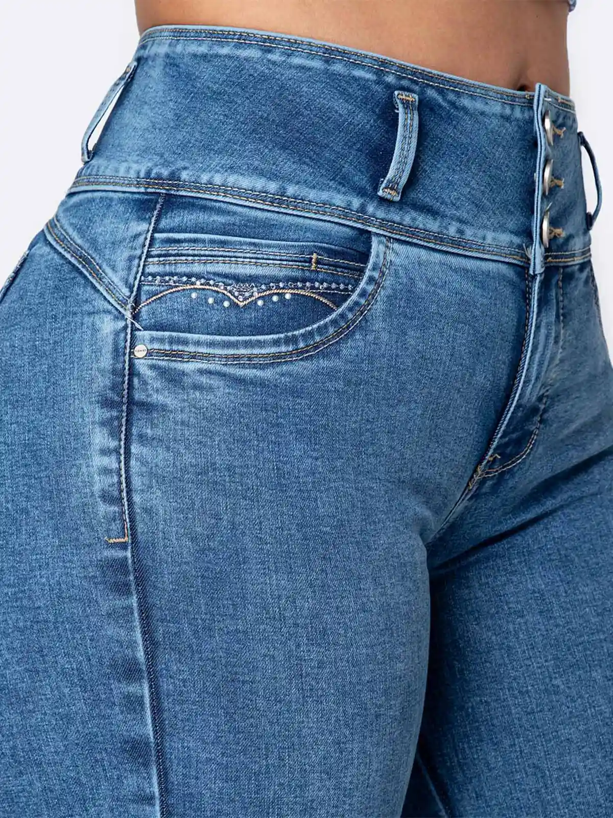 JEANS RECTO MUJER PIONIER - 4