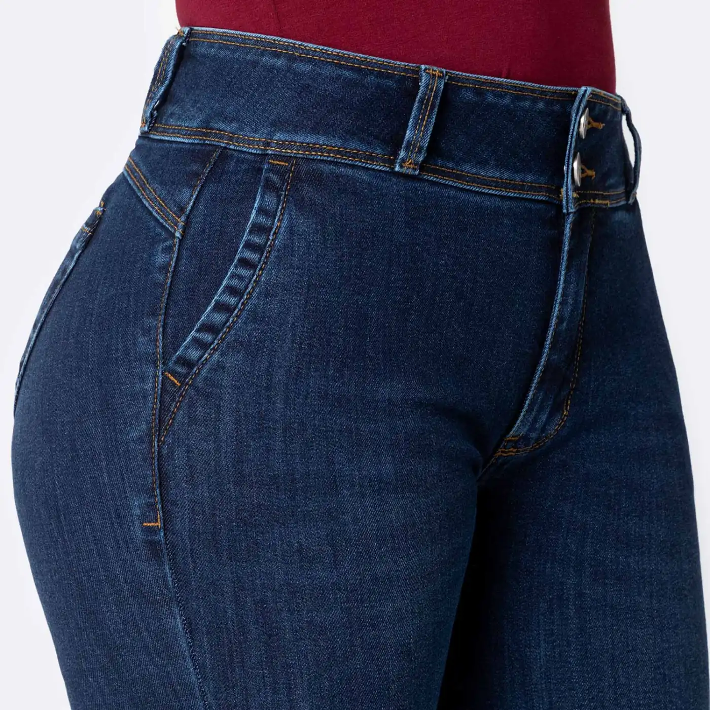 JEANS CROPPED FLARE MUJER PIONIER - 3