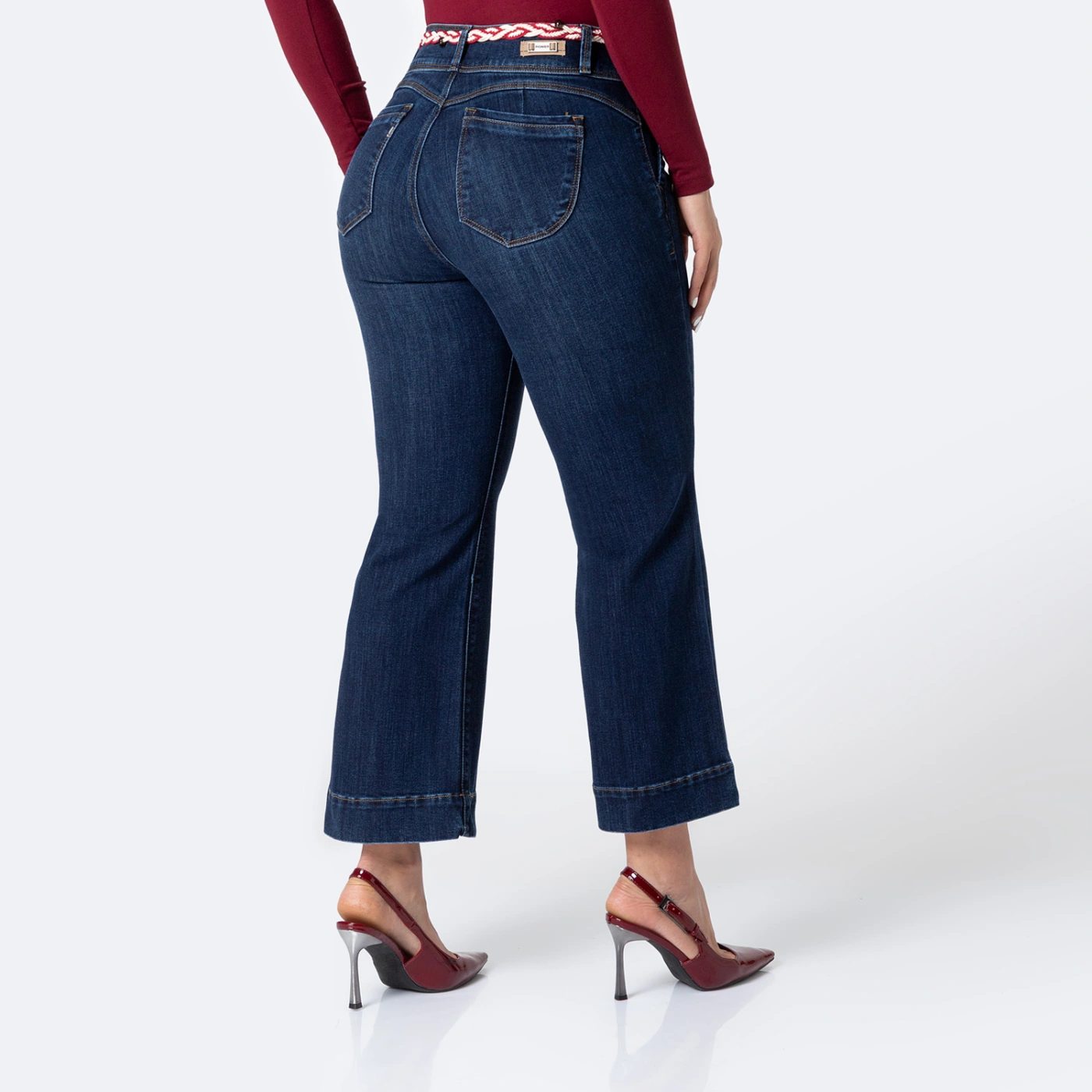 JEANS CROPPED FLARE MUJER PIONIER - 2