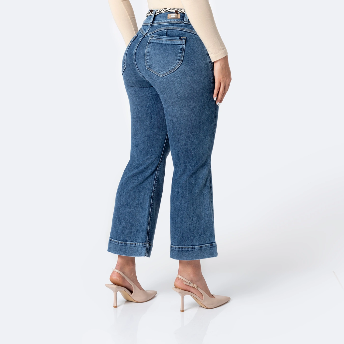 JEAN FLARE MUJER PIONIER CROPPED PAMEH - 2