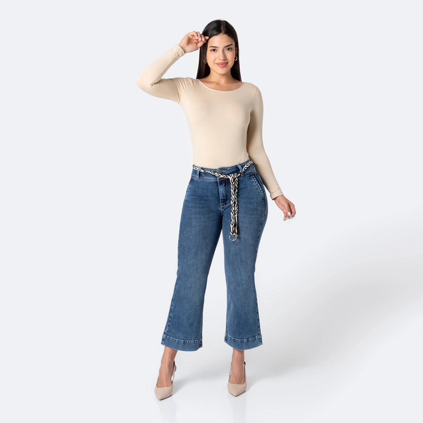 JEAN FLARE MUJER PIONIER CROPPED PAMEH - 5