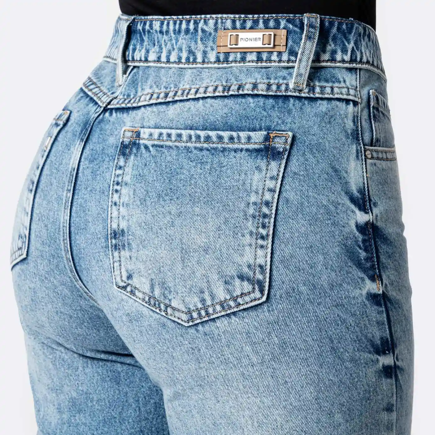 JEANS RECTO MUJER PIONIER - 5