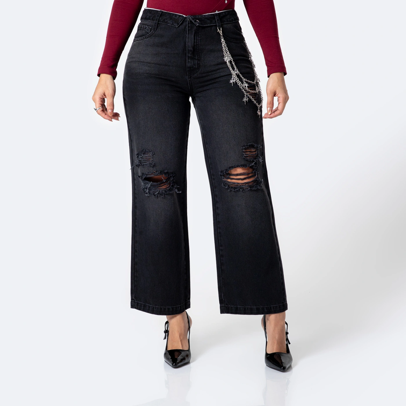 JEANS RECTO MUJER PIONIER - 1