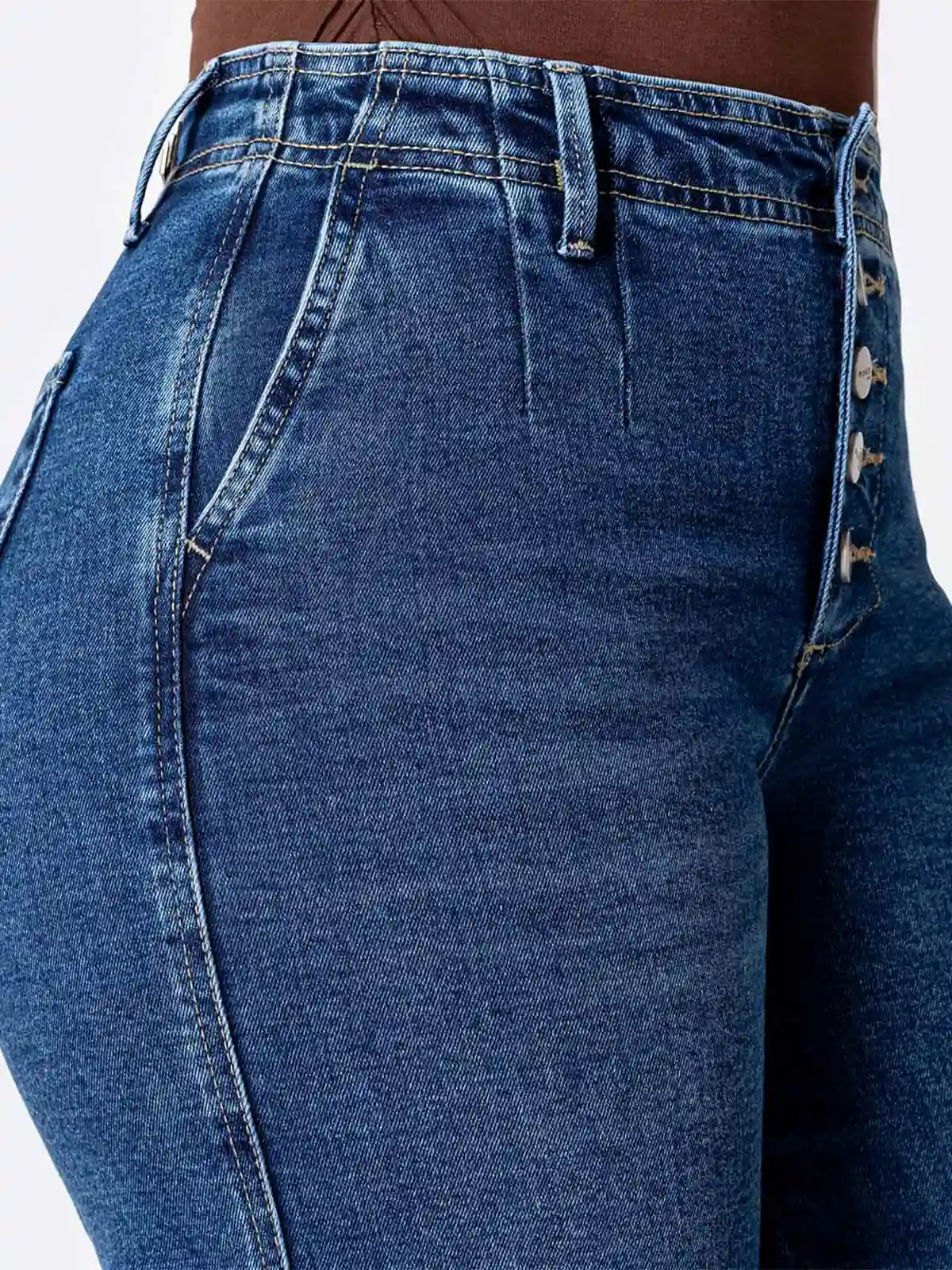 JEANS WIDE LEG MUJER PIONIER - 4