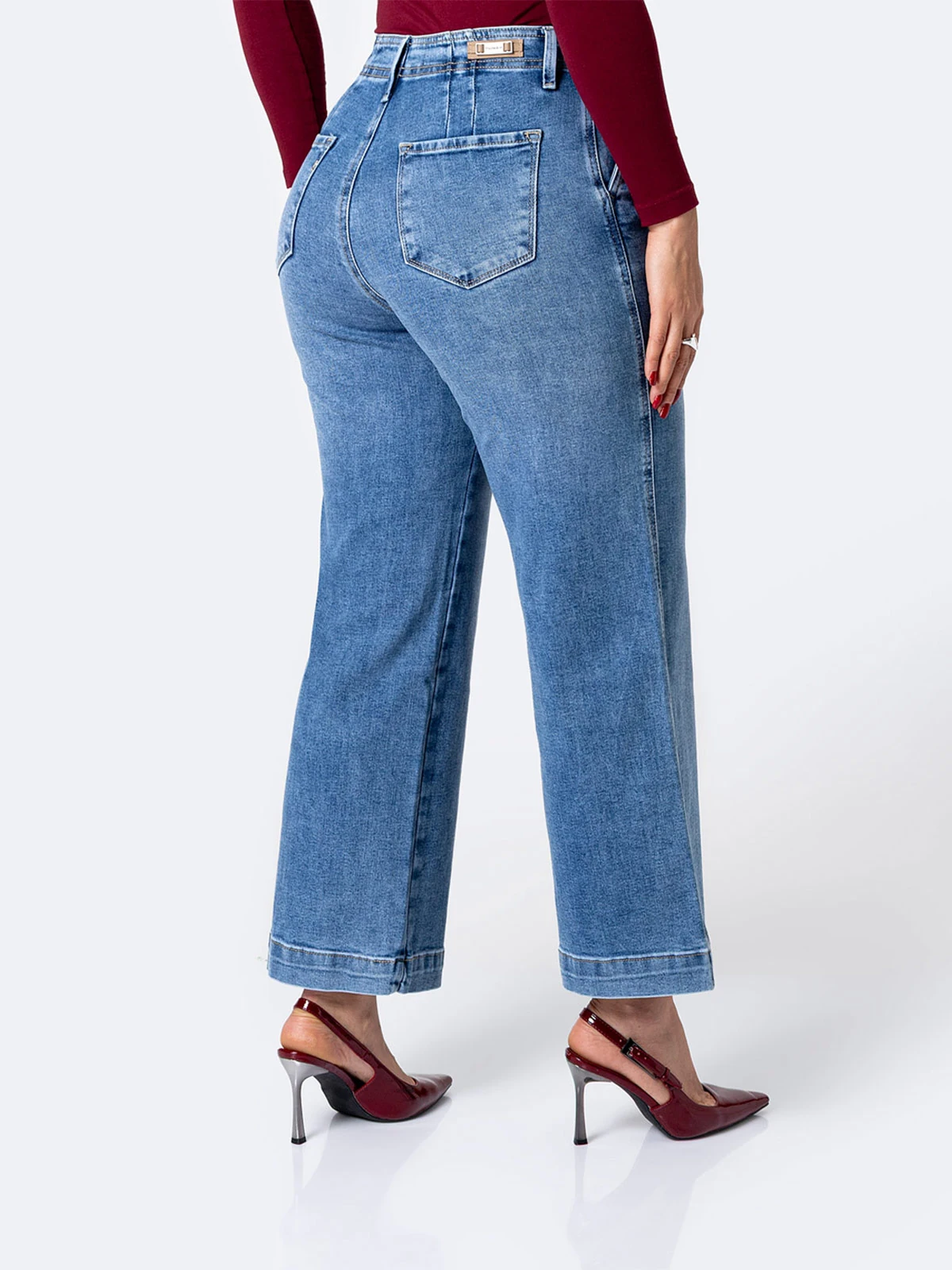 JEANS WIDE LEG MUJER PIONIER - 3