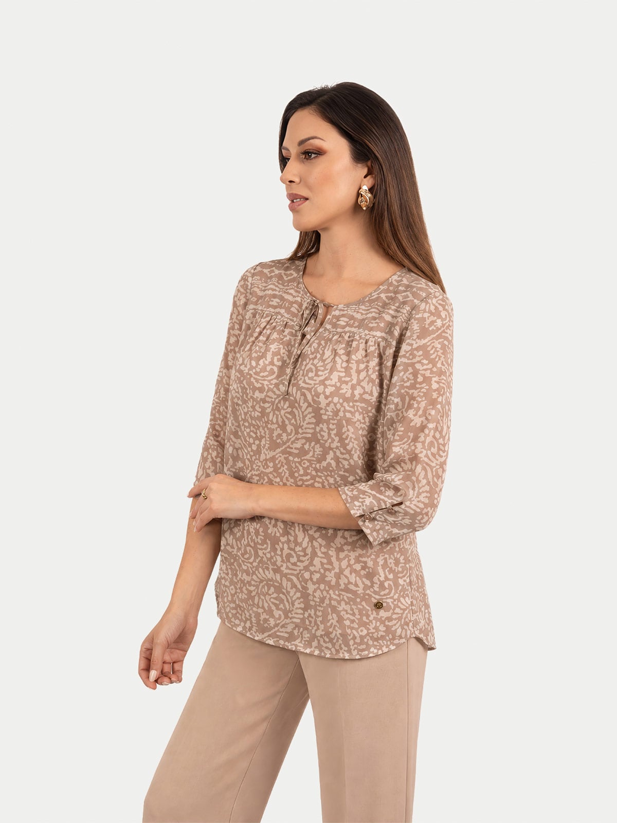 BLUSA MANGA 3/4 CP MODA DE COLECCIÓN SIENA - 2