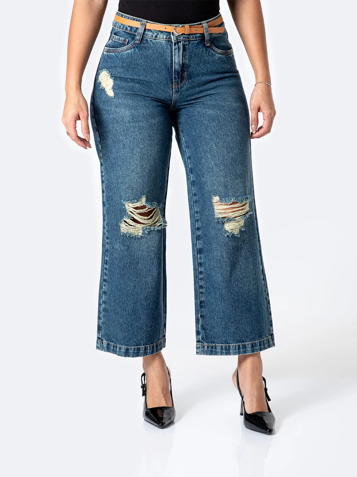 JEANS WIDE LEG MUJER PIONIER - 2
