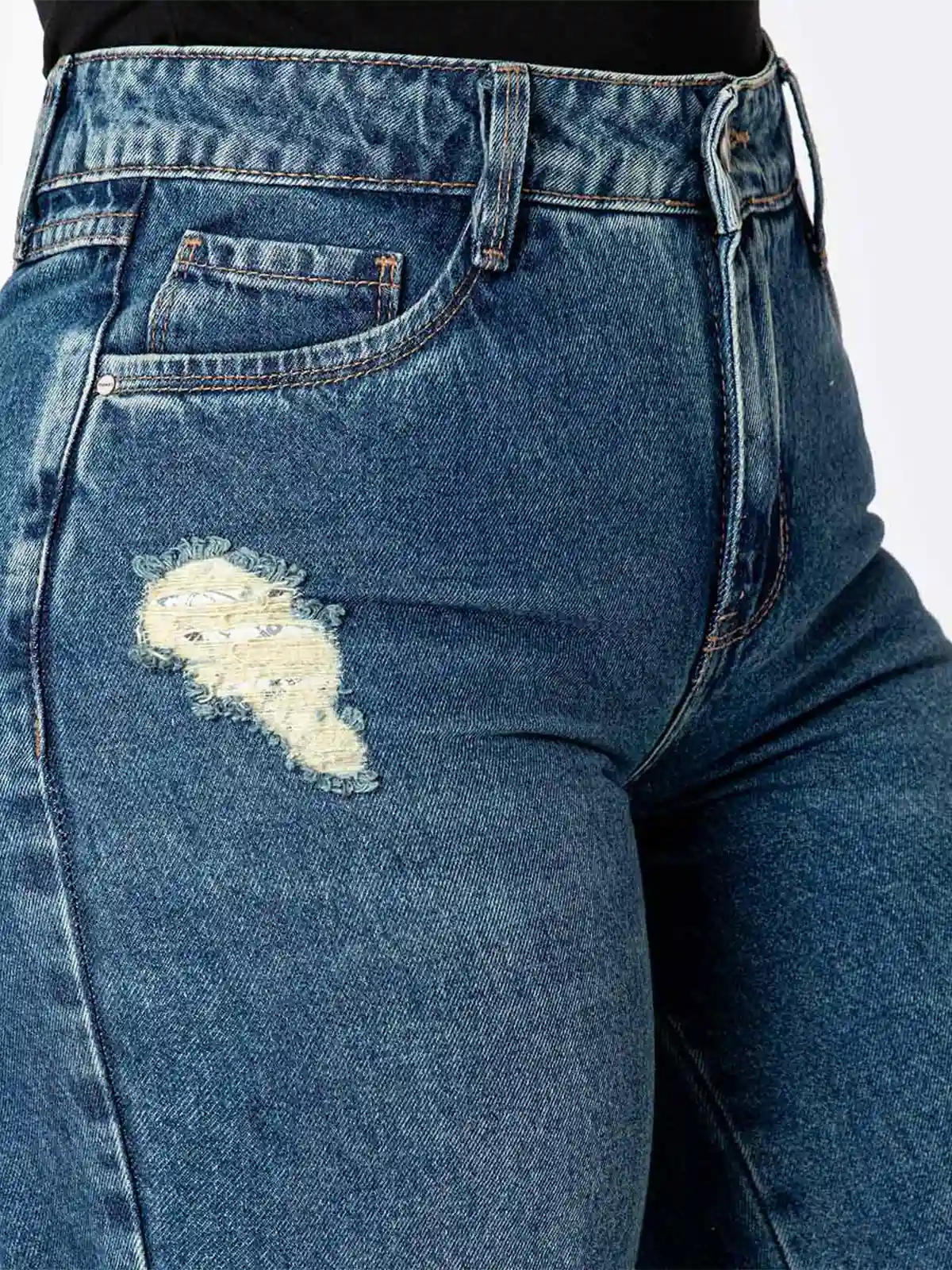 JEANS WIDE LEG MUJER PIONIER - 4