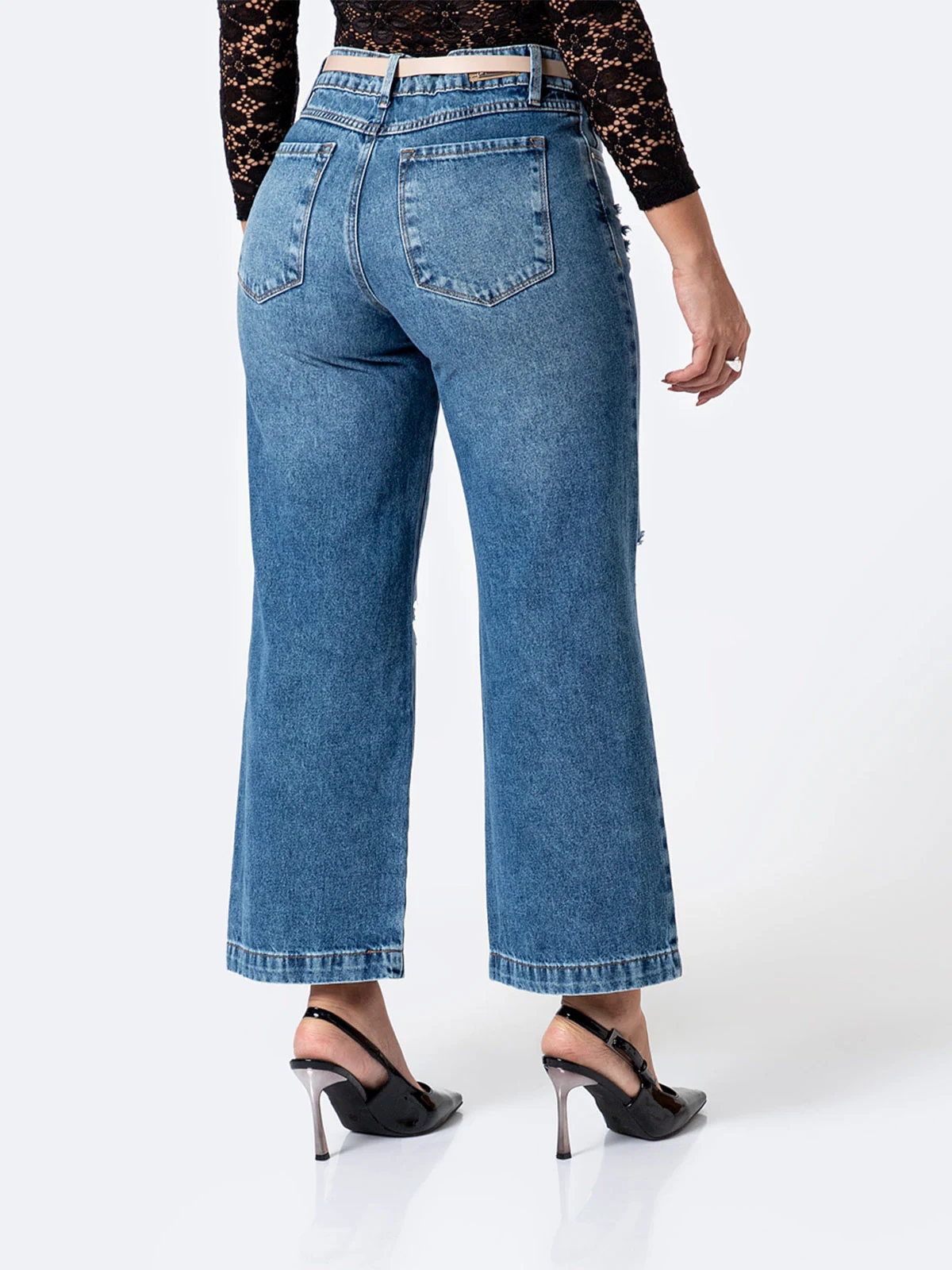 JEANS WIDE LEG MUJER PIONIER - 3