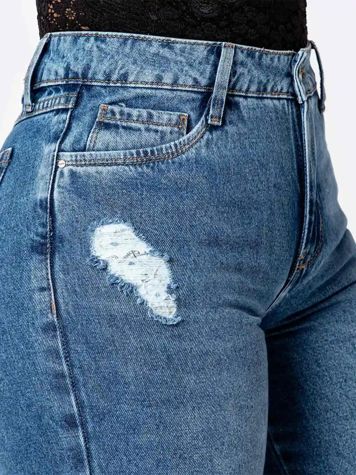 JEANS WIDE LEG MUJER PIONIER - 4