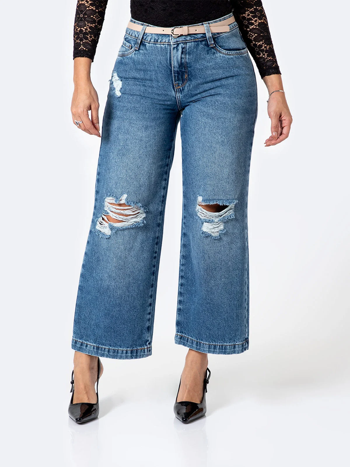 JEANS WIDE LEG MUJER PIONIER - 2