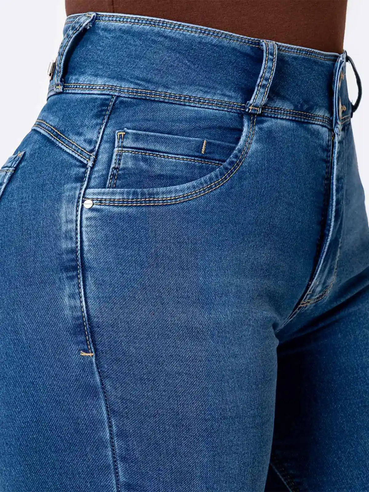 JEANS CROPPED FLARE MUJER PIONIER - 4