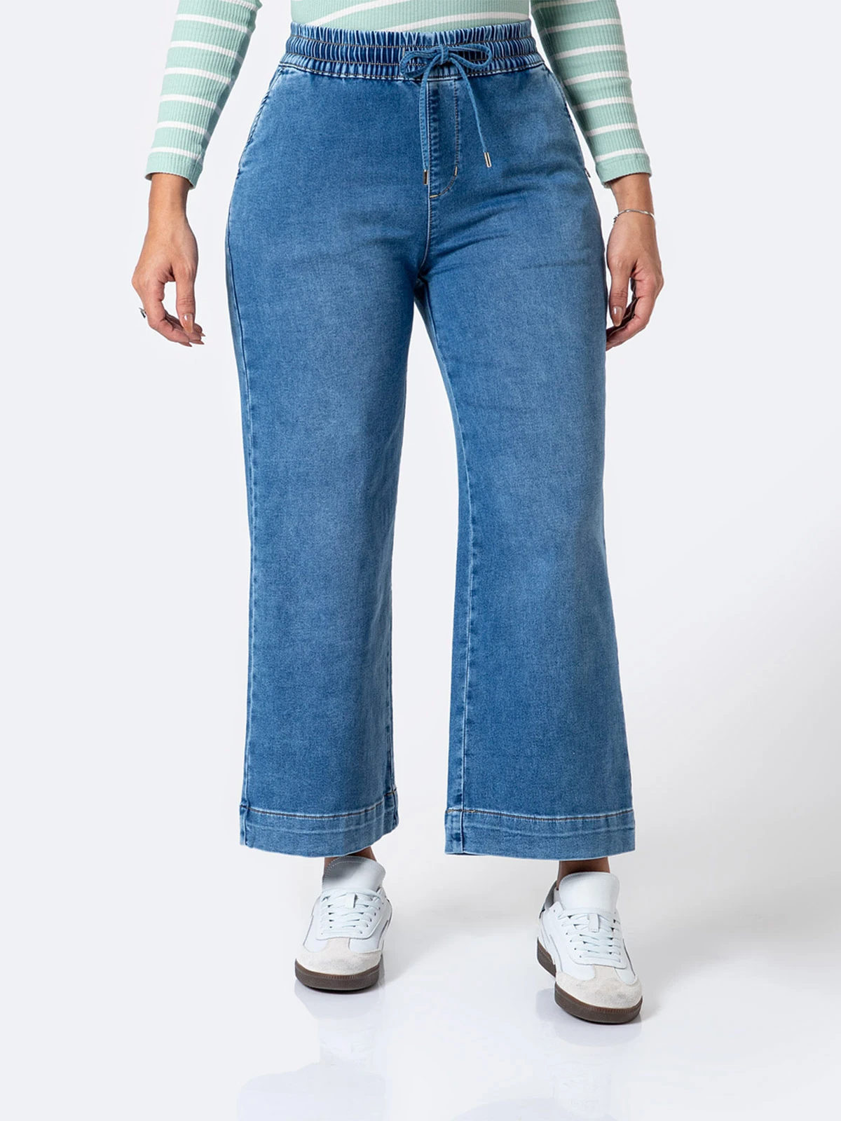 JEANS CULOTTE MUJER PIONER - 2