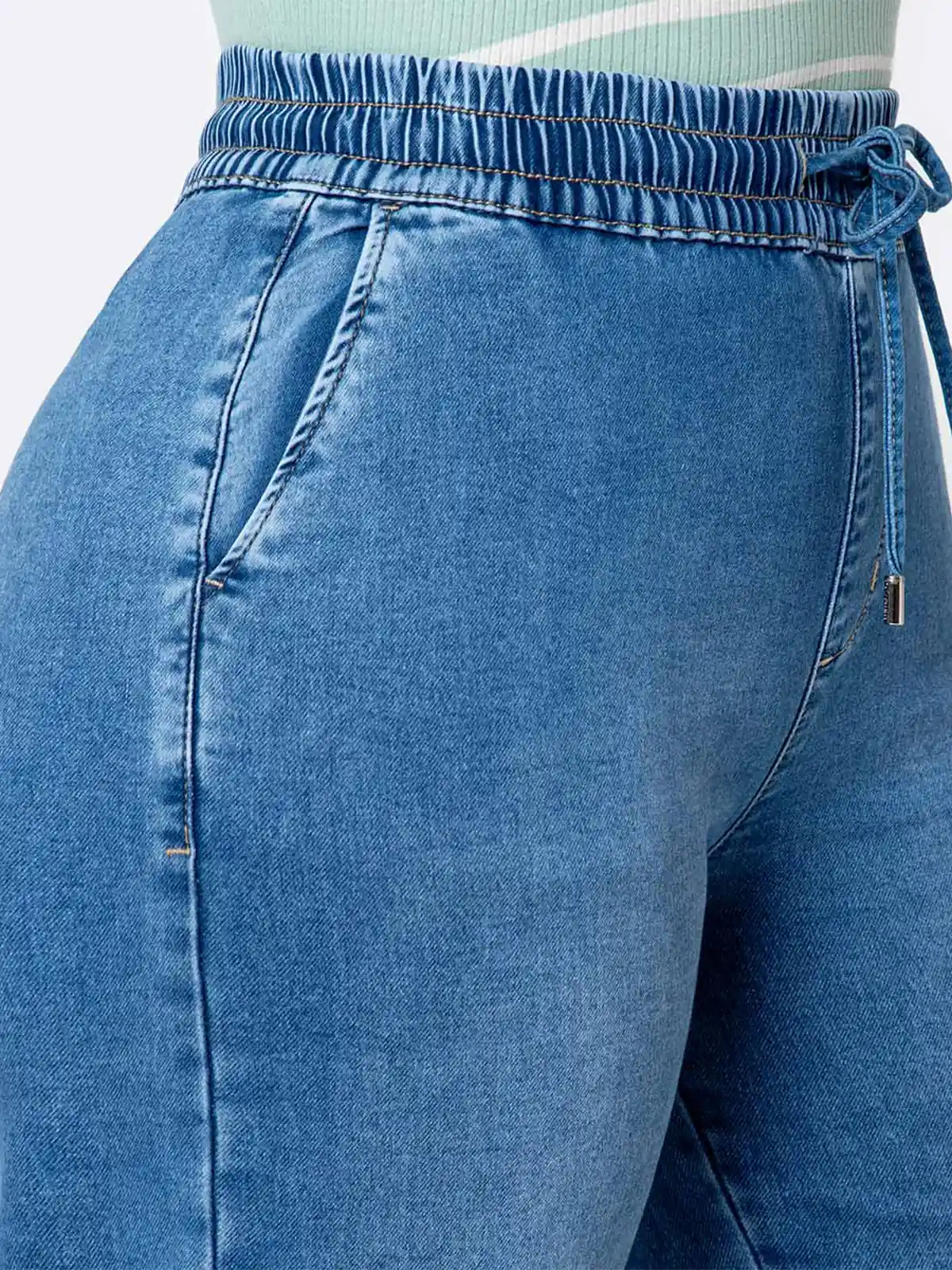 JEANS CULOTTE MUJER PIONER - 4