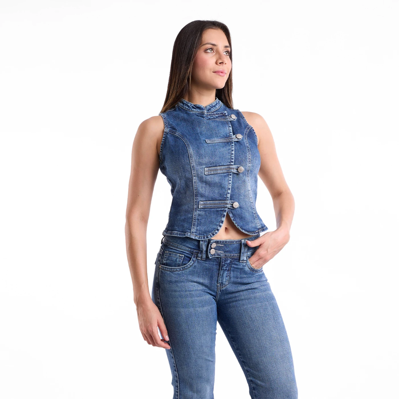 CHALECO MUJER METALJEANS IZUMI - 2