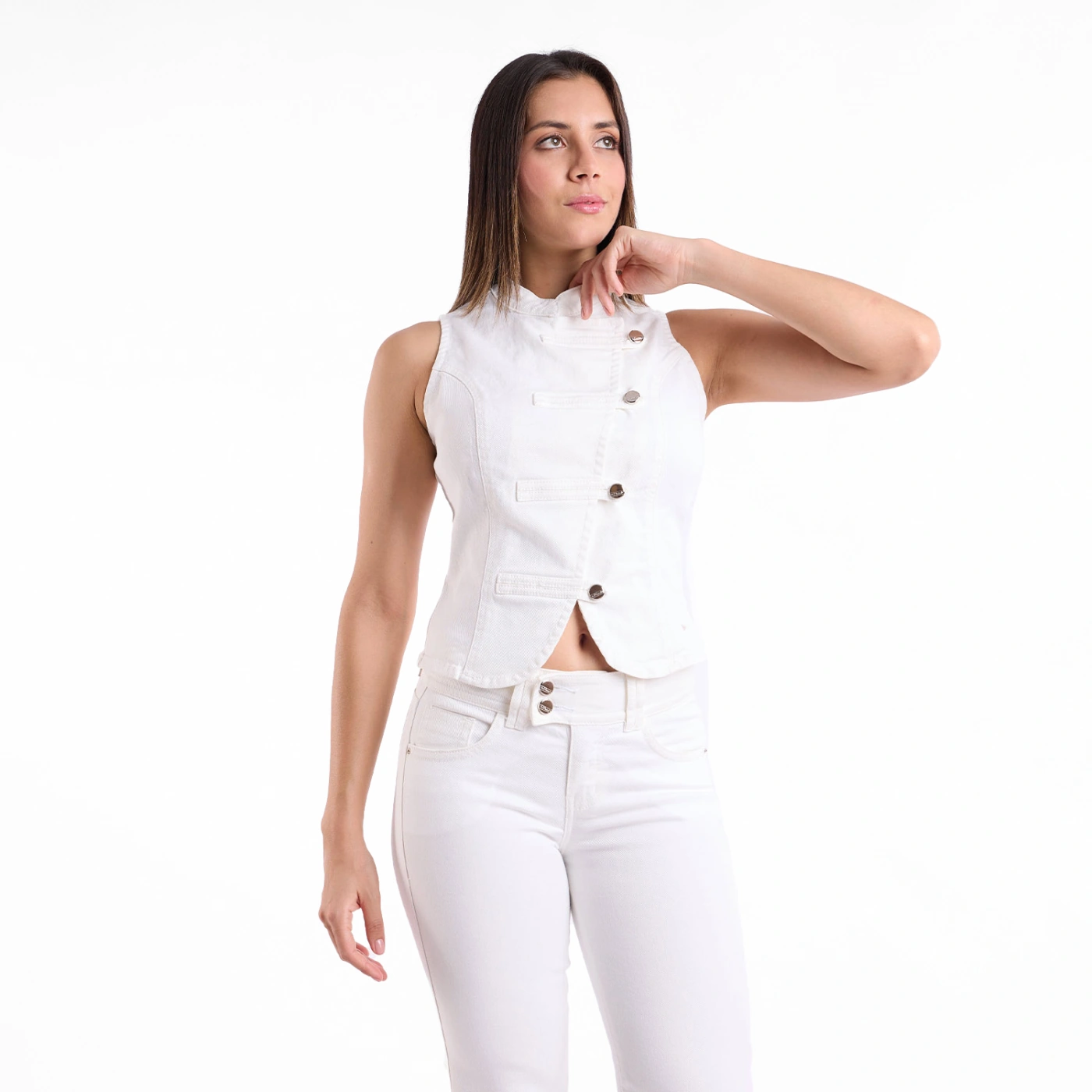 CHALECO MUJER METALJEANS IZUMI  - 1