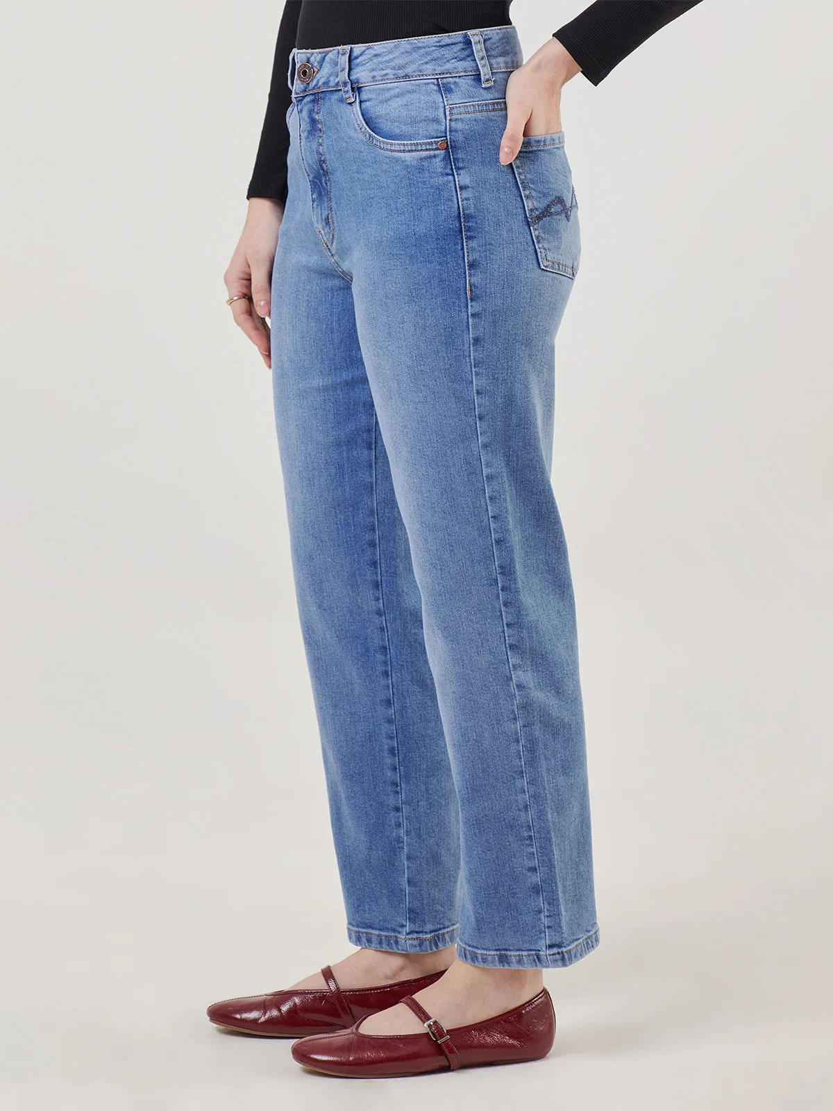 JEANS STRAIGHT MUJER PEPE JEANS - 4