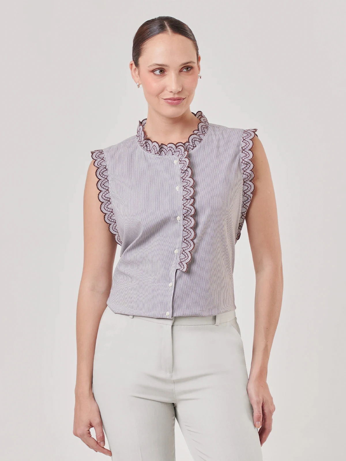 BLUSA MANGA CORTA MUJER JOHN HOLDEN WOMAN - 1