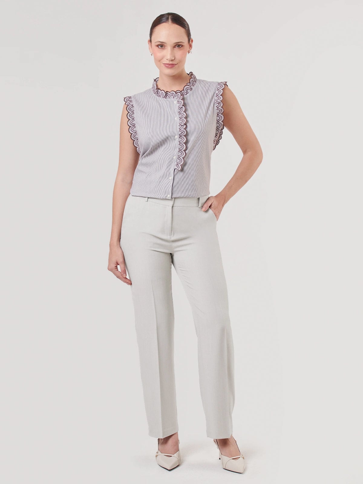 BLUSA MANGA CORTA MUJER JOHN HOLDEN WOMAN - 5