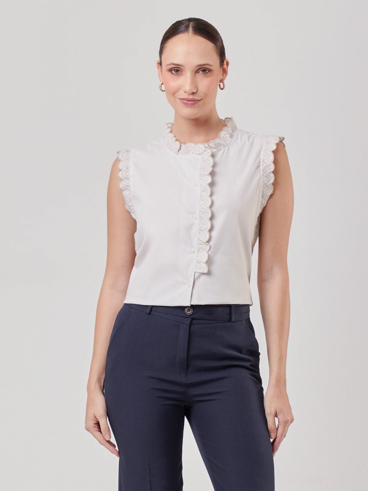 BLUSA MANGA CORTA MUJER JOHN HOLDEN WOMAN - 1