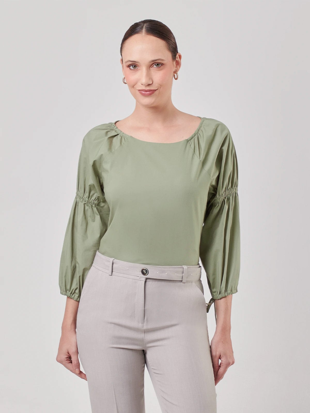 BLUSA MANGA CORTA MUJER JOHN HOLDEN WOMAN - 1