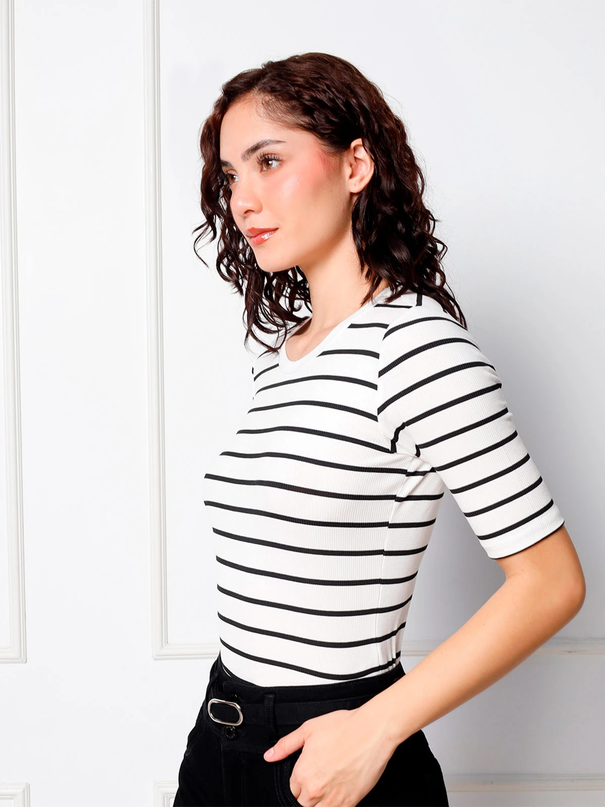 POLO MANGA CORTA MUJER KANSAS RAYAS - 2