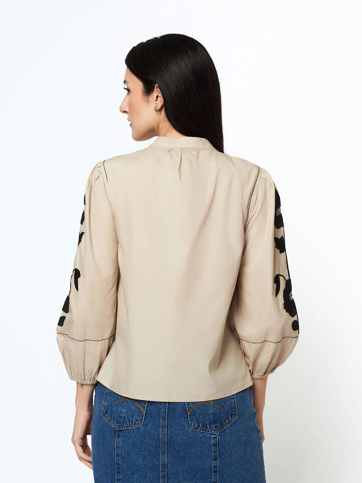 BLUSA ALGODÓN MUJER MENTHA Y CHOCOLATE - 2