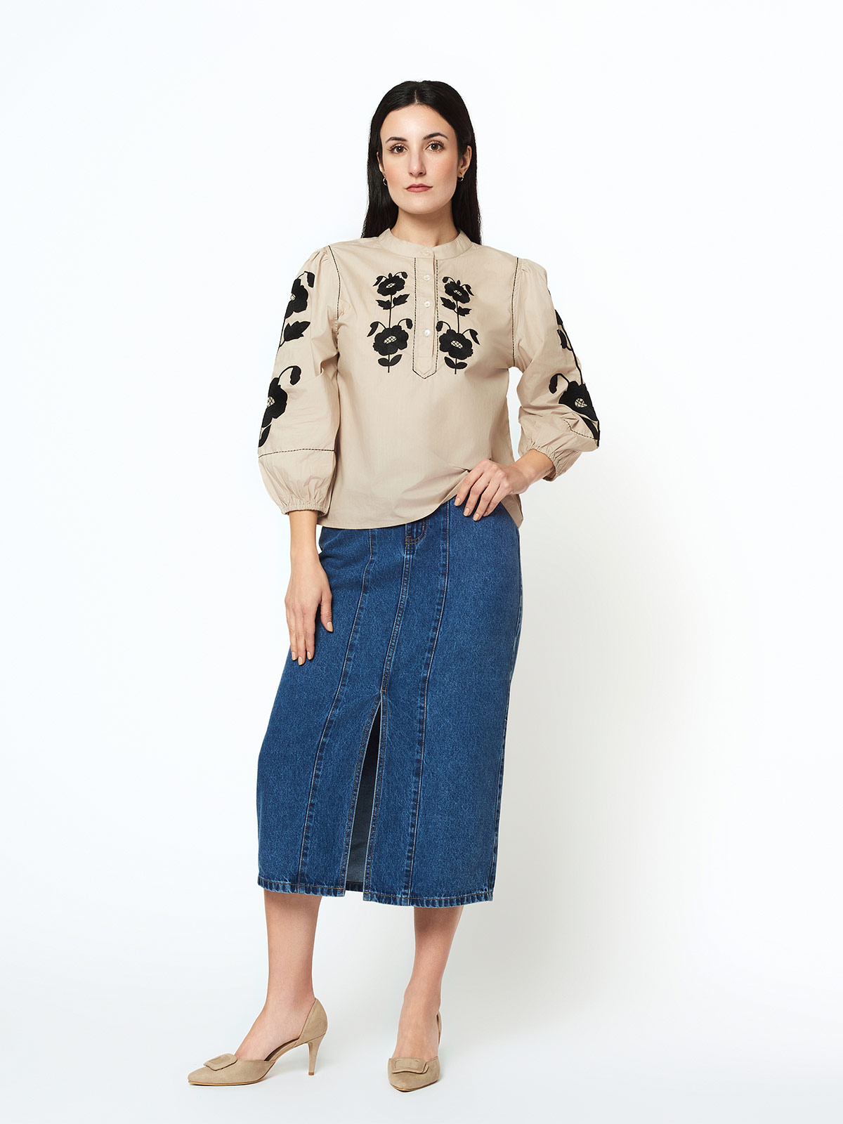 BLUSA ALGODÓN MUJER MENTHA Y CHOCOLATE - 3