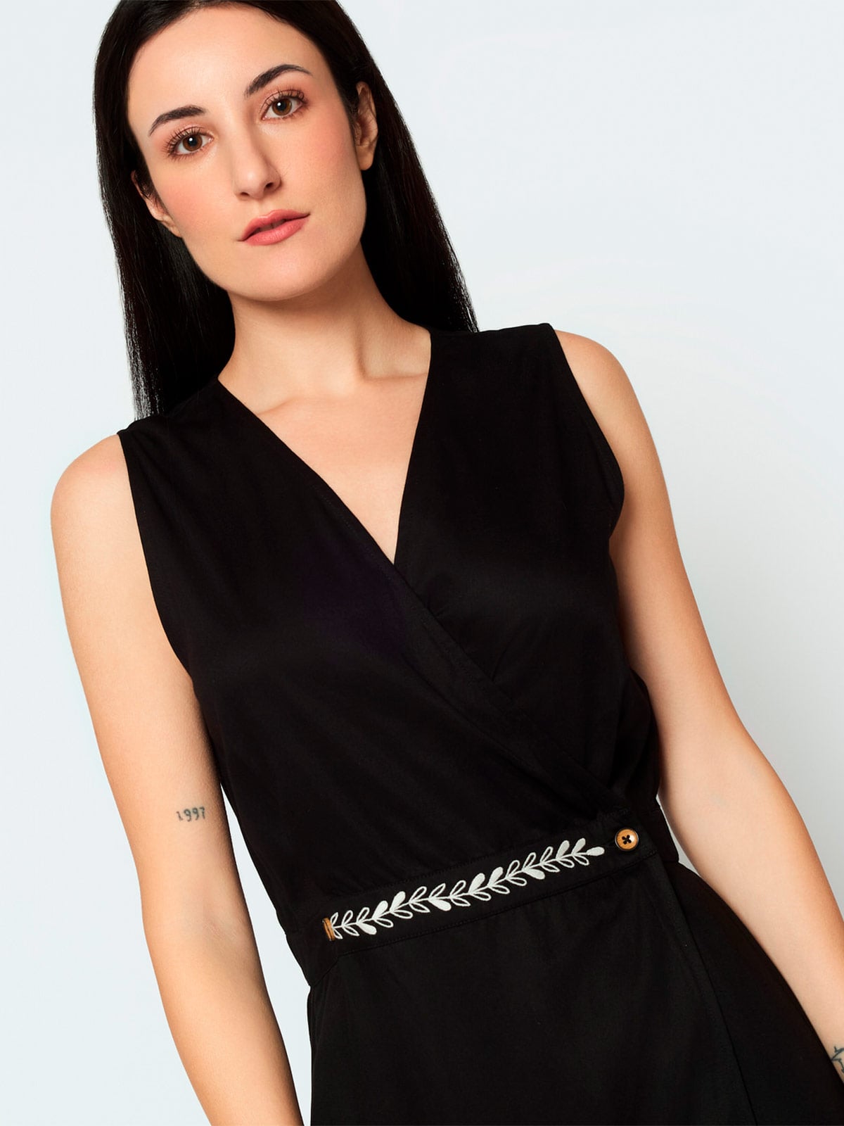 VESTIDO CORTO MUJER MENTHA Y CHOCOLATE - 4