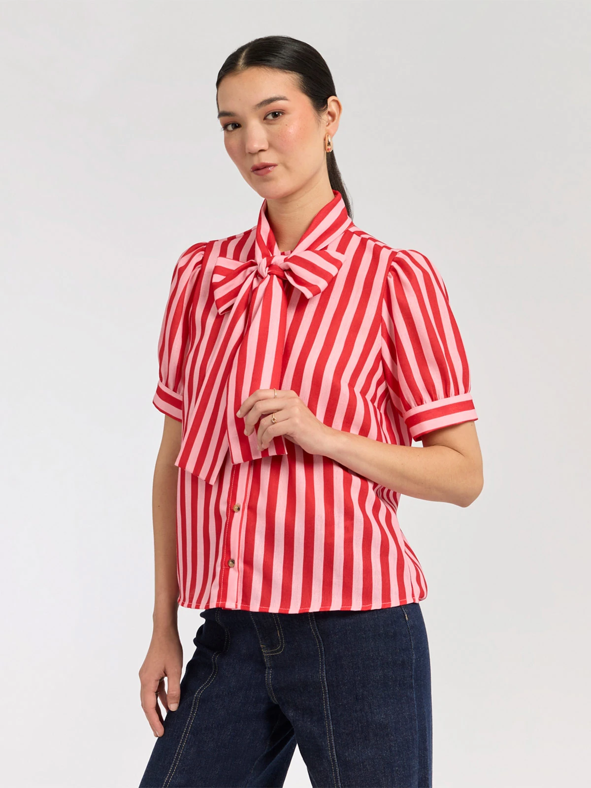 BLUSA MANGA CORTA MUJER MENTHA Y CHOCOLATE - 2