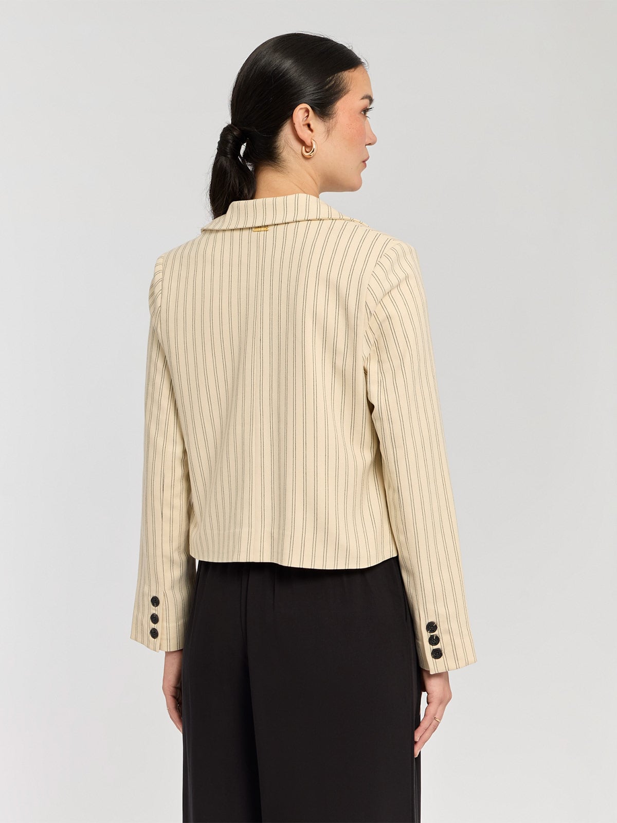 BLAZER MANGA LARGA MUJER MENTHA Y CHOCOLATE - 3
