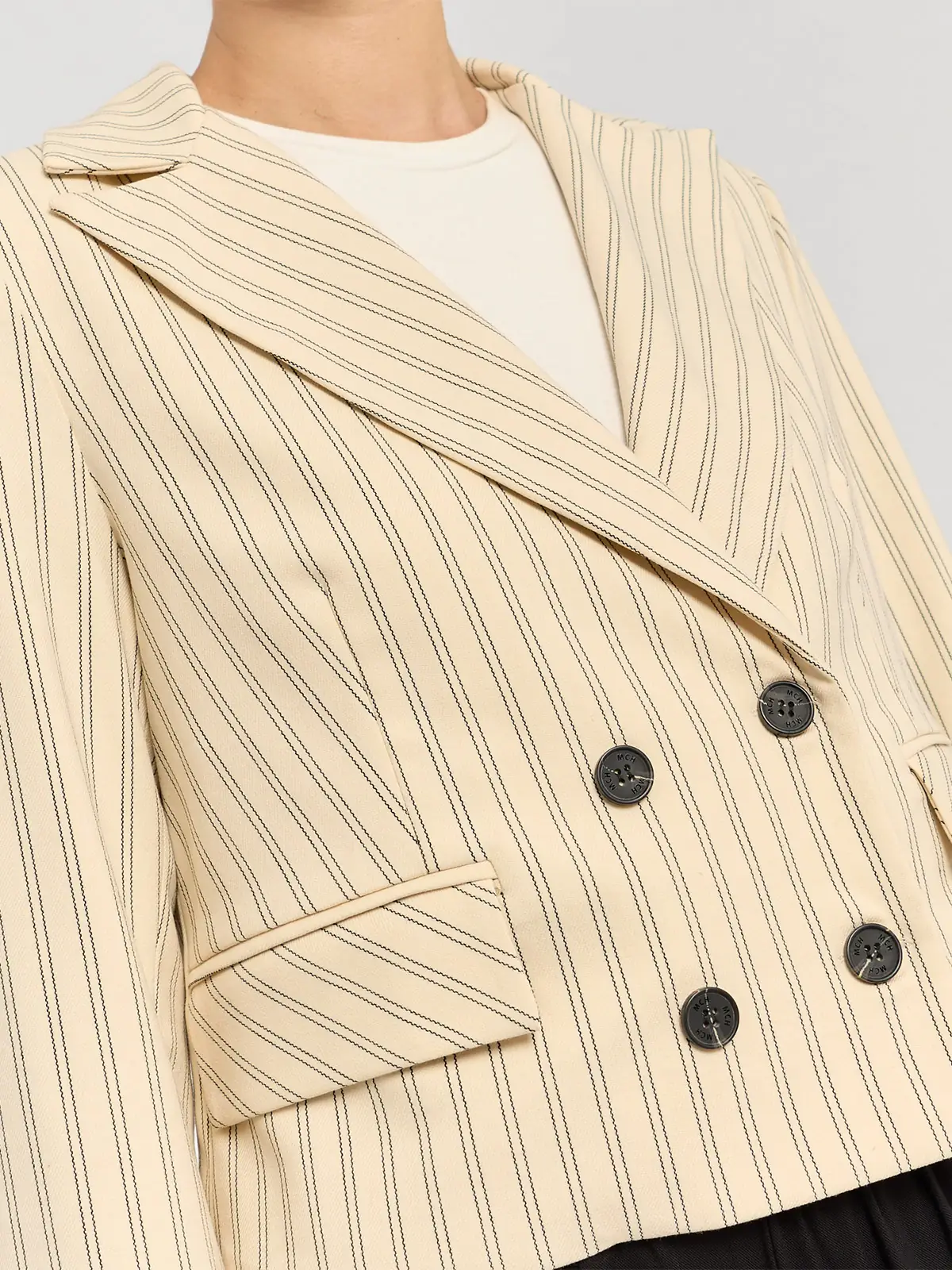 BLAZER MANGA LARGA MUJER MENTHA Y CHOCOLATE - 4