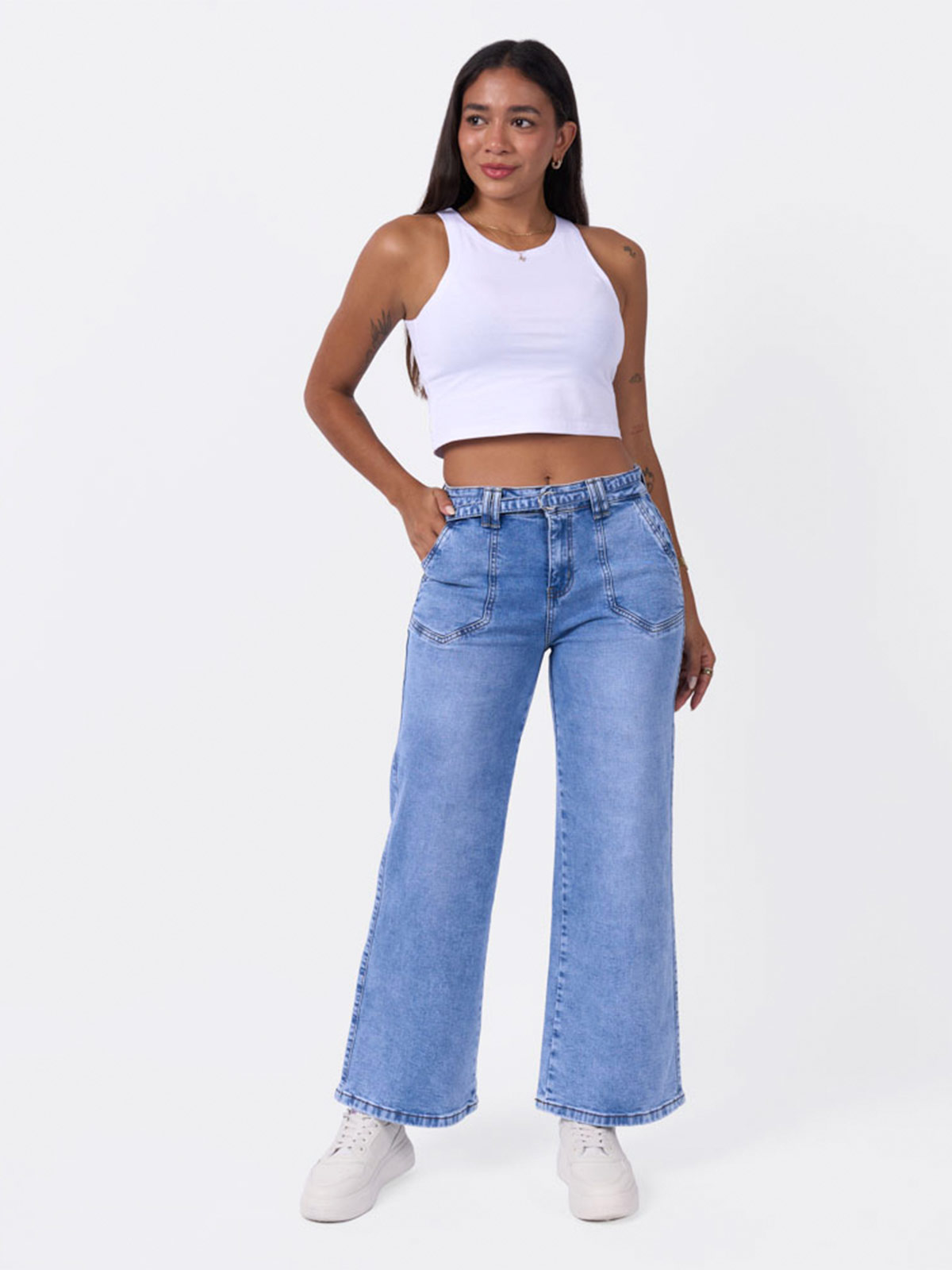JEAN WIDE LEG MUJER BRONCO I-ALICE - 1