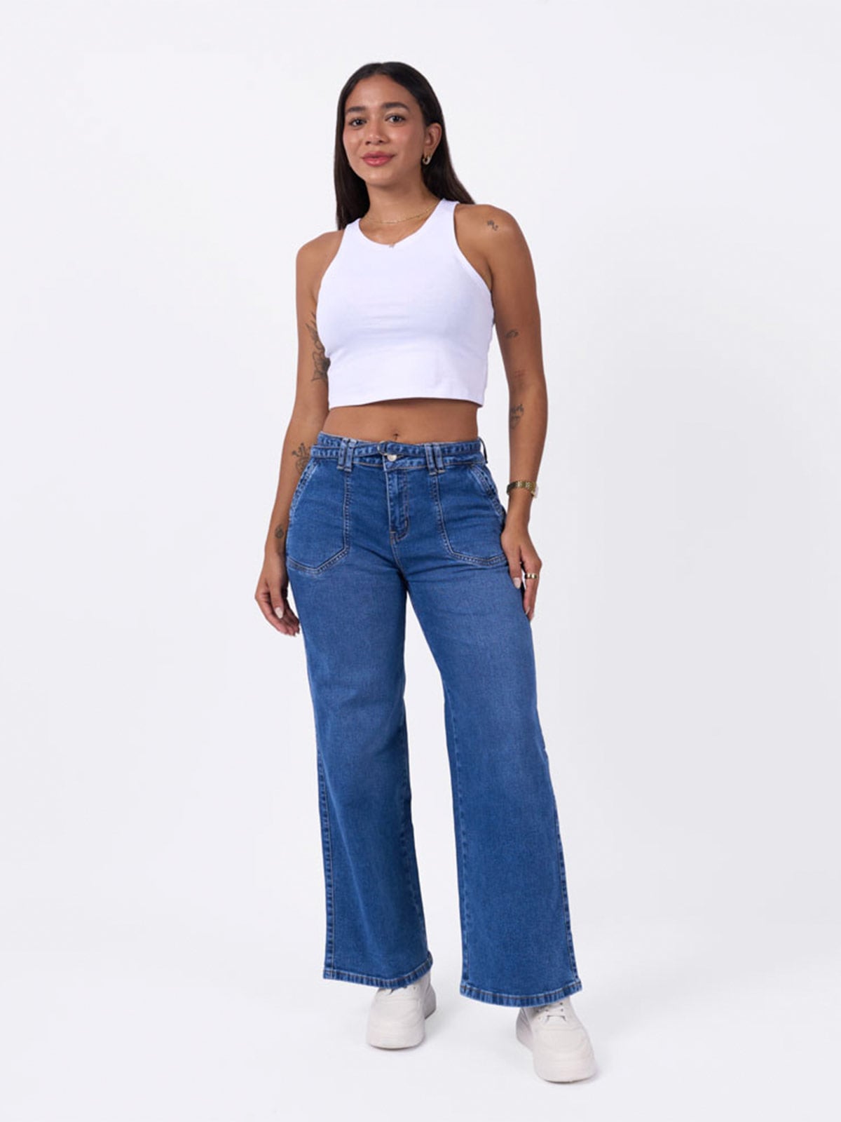 JEAN WIDE LEG MUJER BRONCO I-ALICE - 1