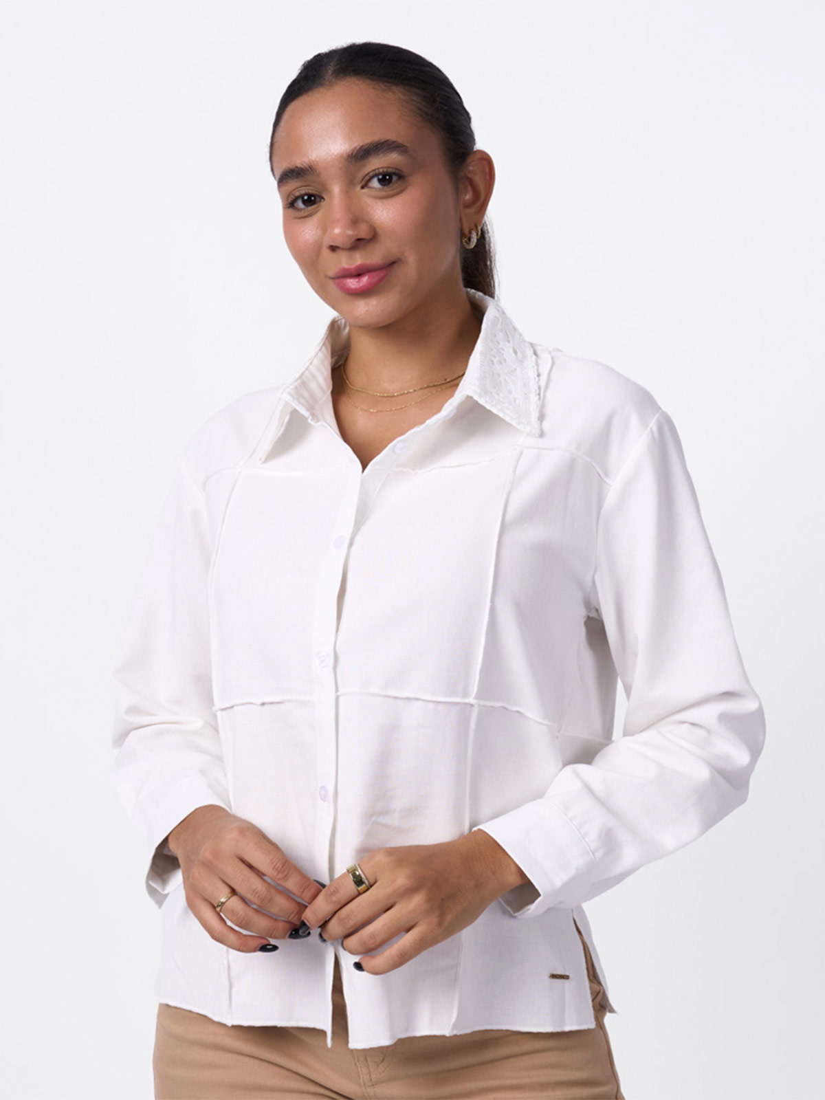 BLUSA MANGA LARGA MUJER BRONCO REBECA PA - 1